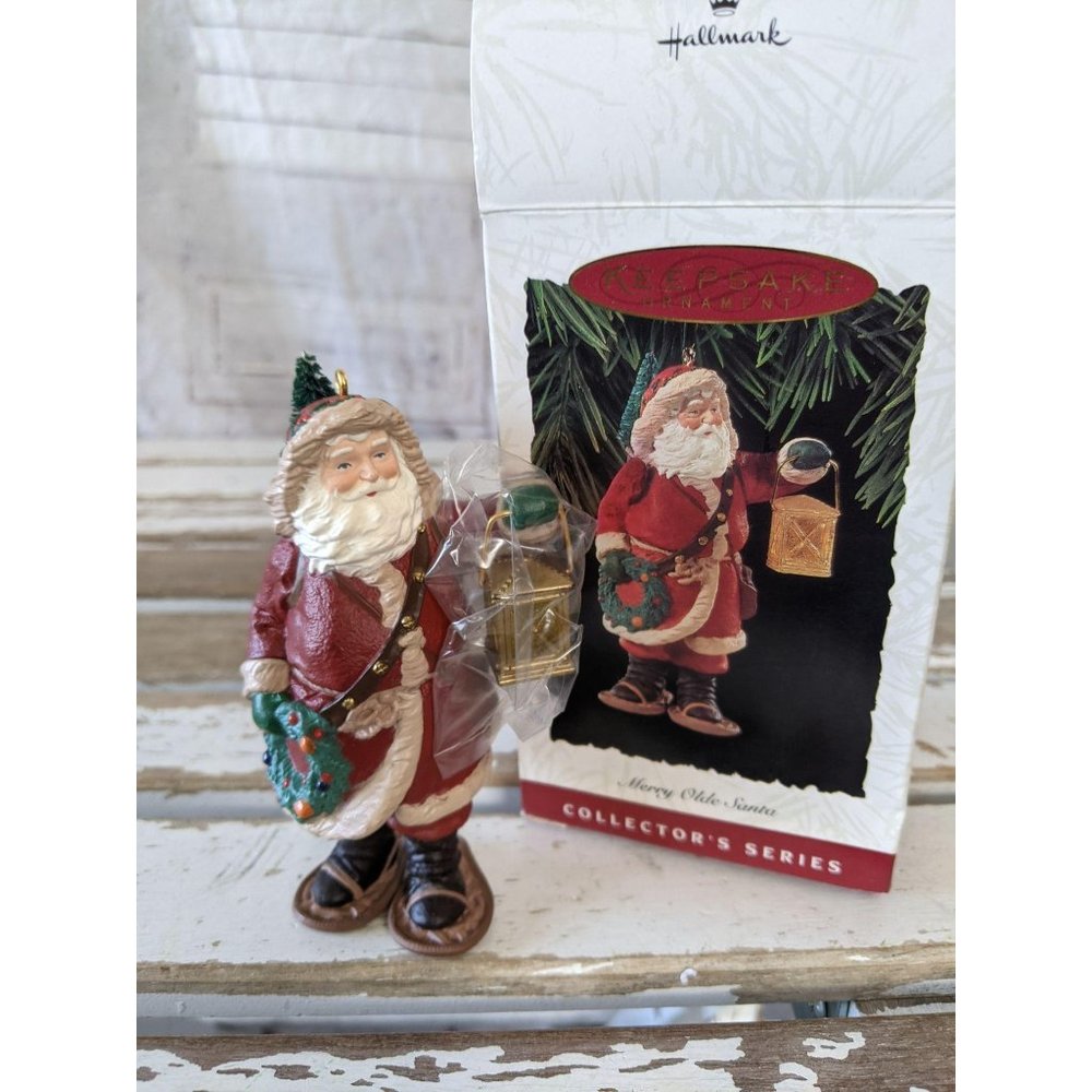 Hallmark Merry olde Santa 1994 5th ornament Xmas h